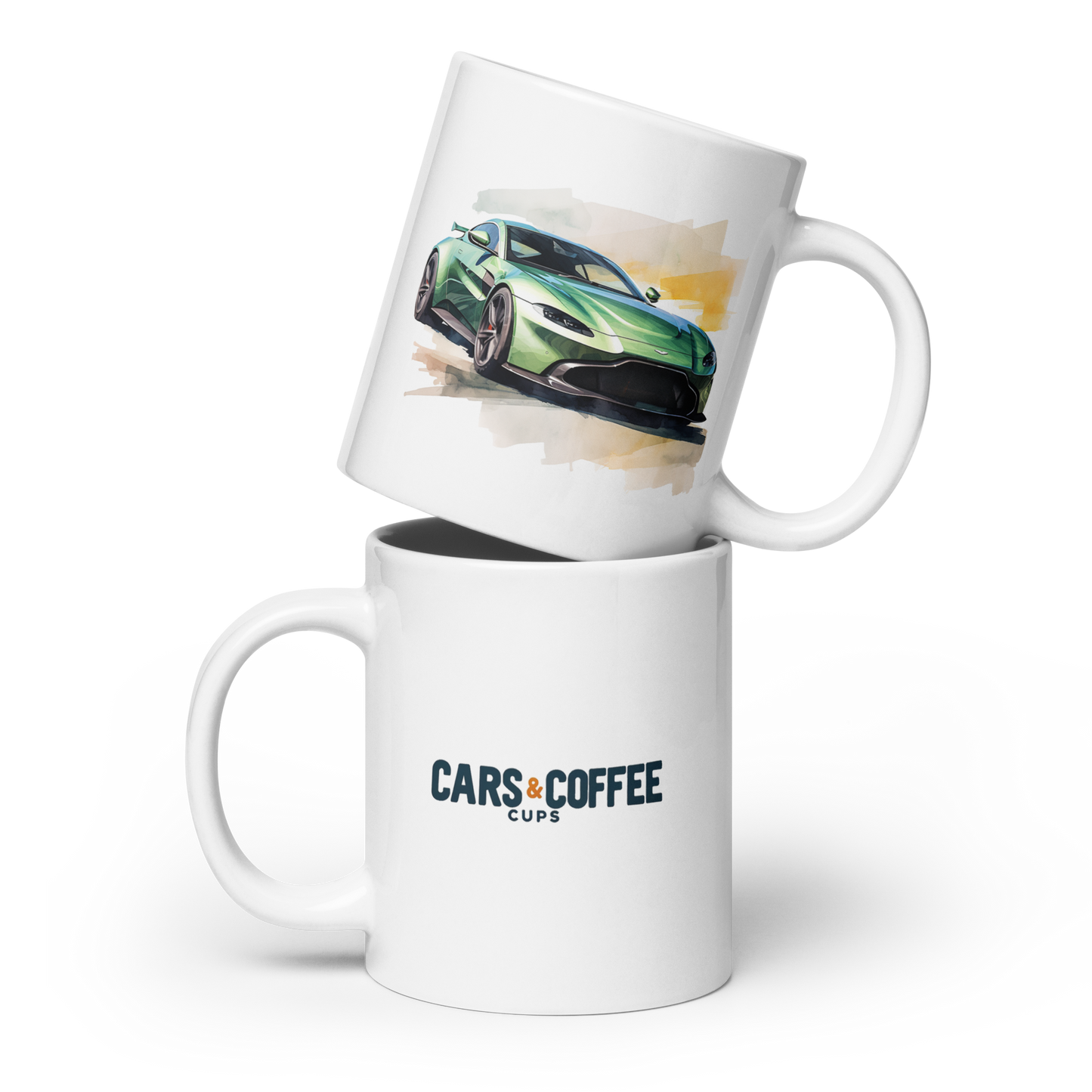 Aston Martin Vantage Cars And Coffee Cup