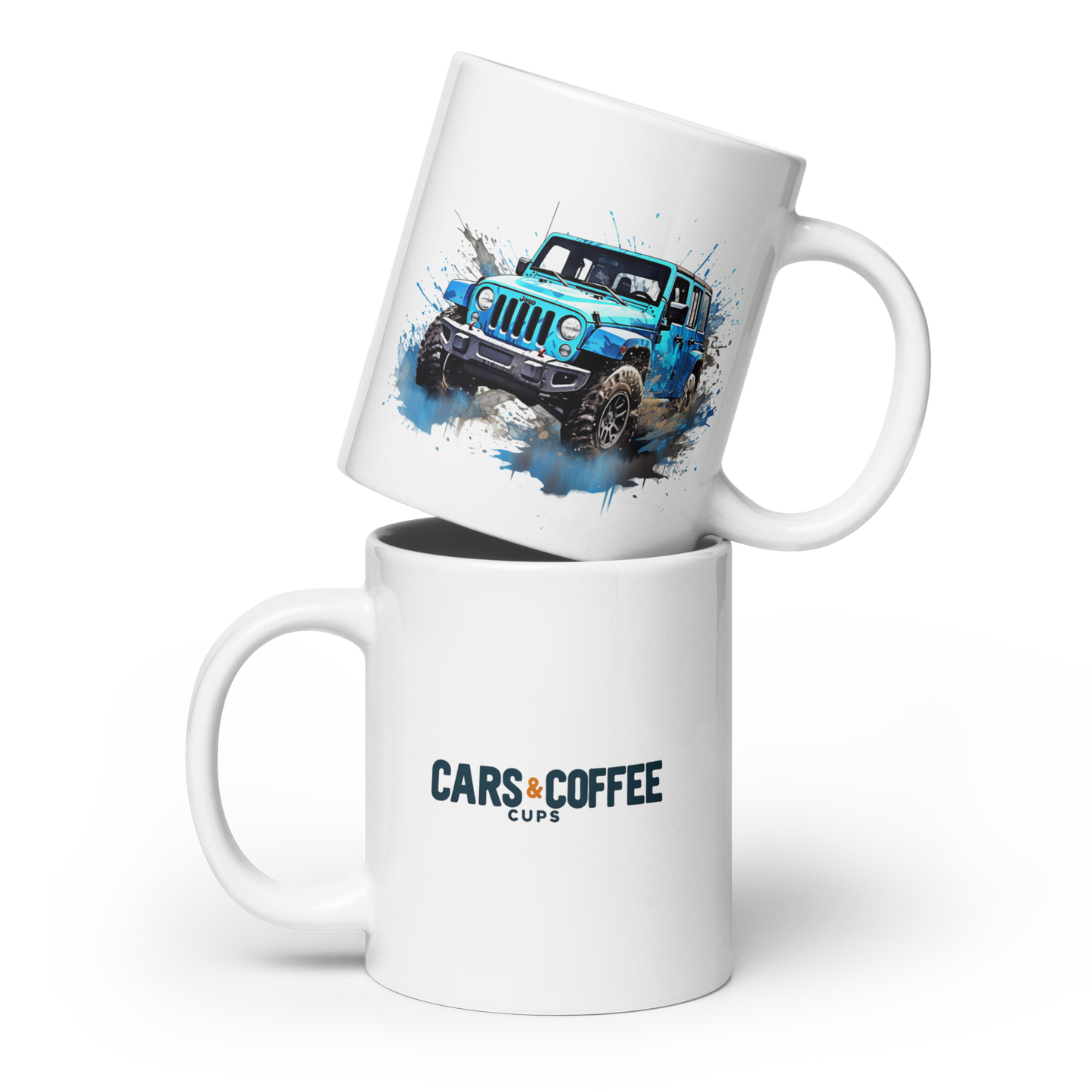 Jeep Wrangler Cars and Coffee Cups