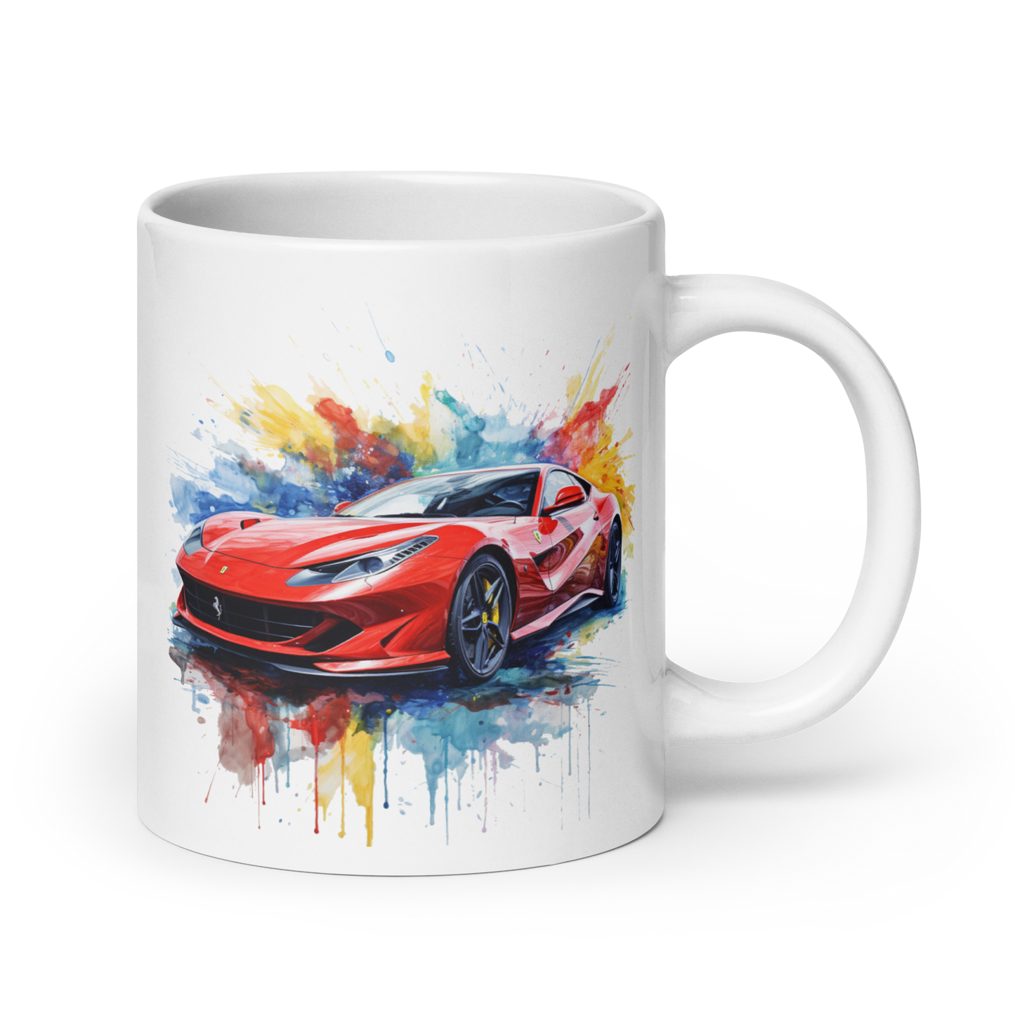 Ferrari 812 Superfast Cars and Coffee Cup