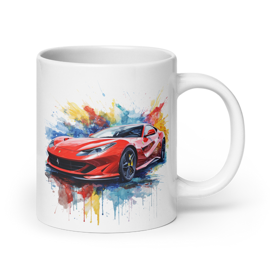 Ferrari 812 Superfast Cars and Coffee Cup