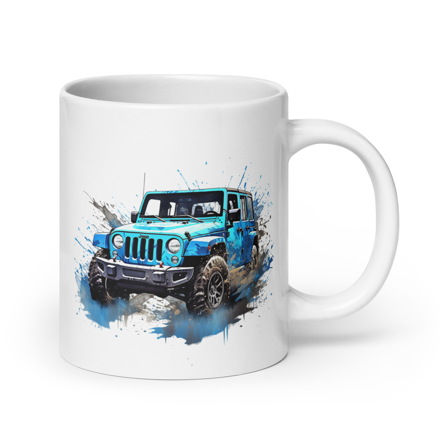 Jeep Wrangler Cars and Coffee Cups