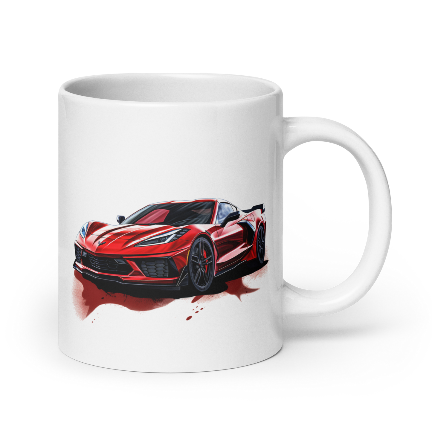 C8 Corvette Cars and Coffee Cup