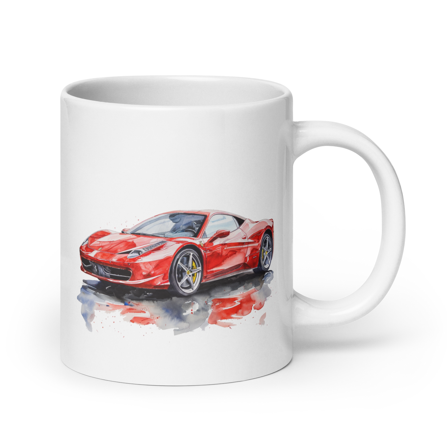 Ferrari 458 Cars And Coffee Cup