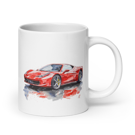 Ferrari 458 Cars And Coffee Cup