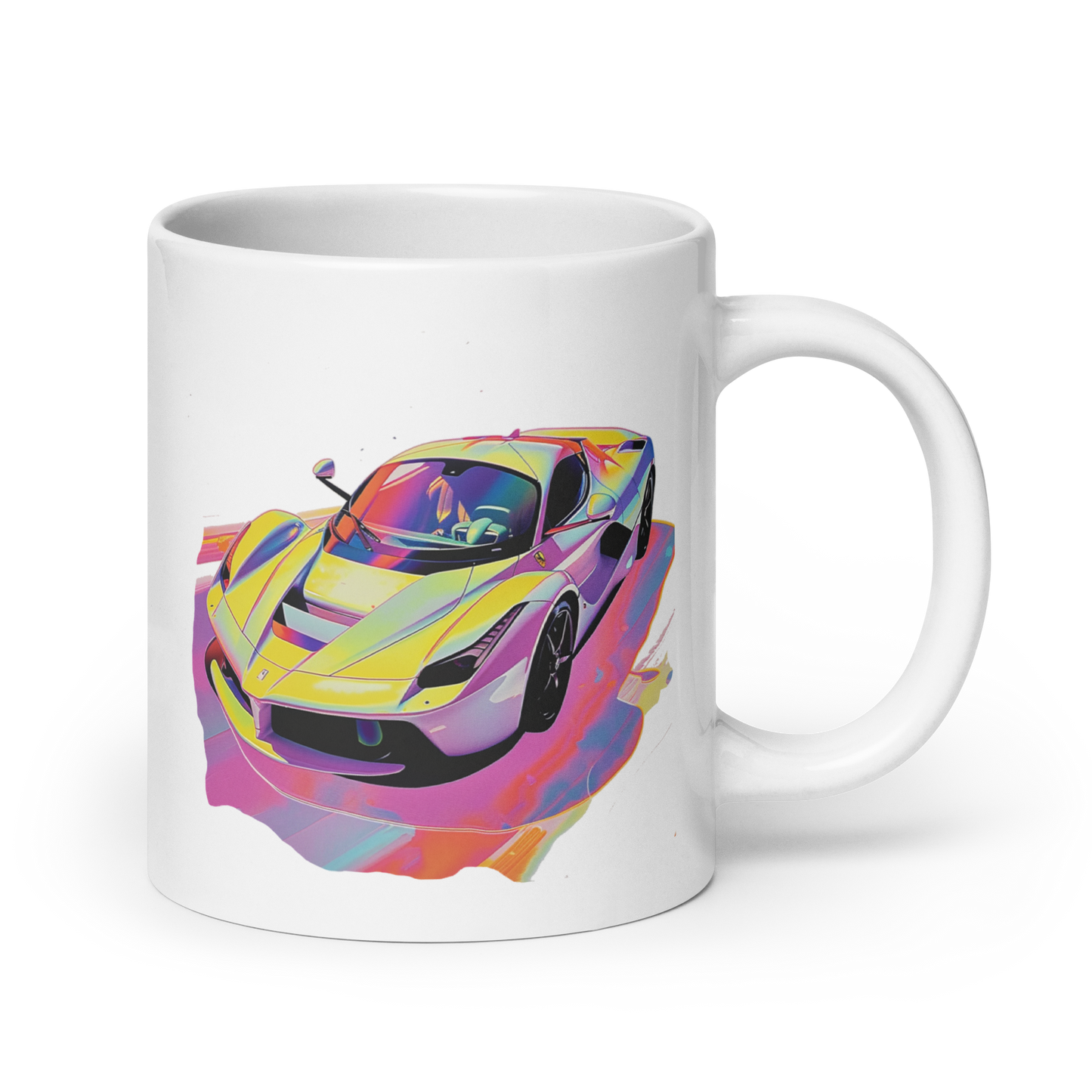 Ferrari LaFerrari Riso Cars and Coffee Cups