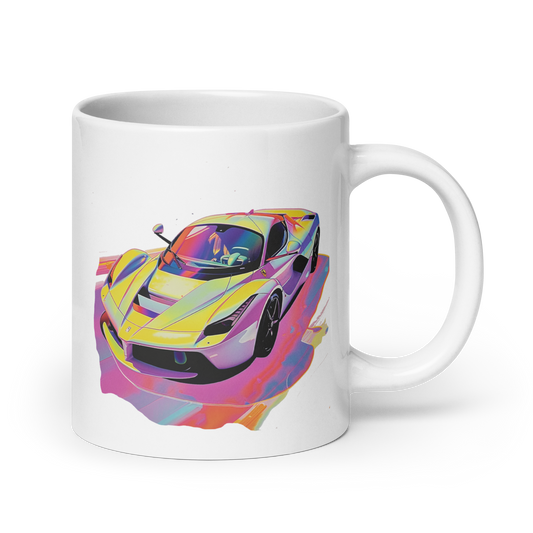 Ferrari LaFerrari Riso Cars and Coffee Cups